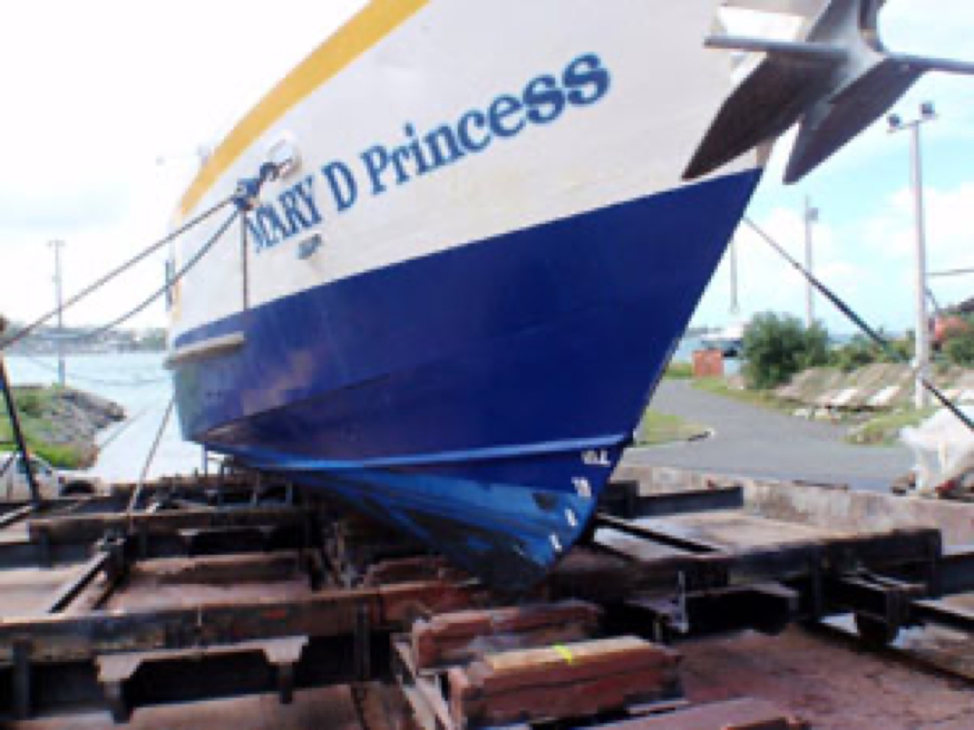 Calage de navires — ETSM Nouvelle-Calédonie 1